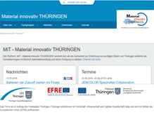 Tablet Screenshot of material-innovativ.de